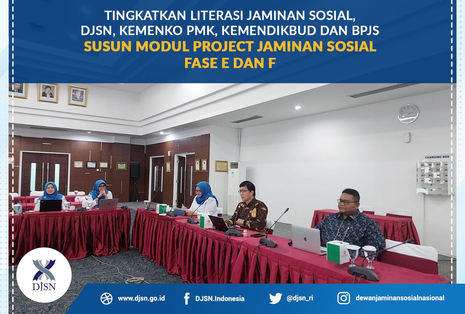 Tingkatkan Literasi Jaminan Sosial, DJSN, Kemenko PMK, Kemendikbud dan BPJS Susun Modul Project Jaminan Sosial Fase E dan F